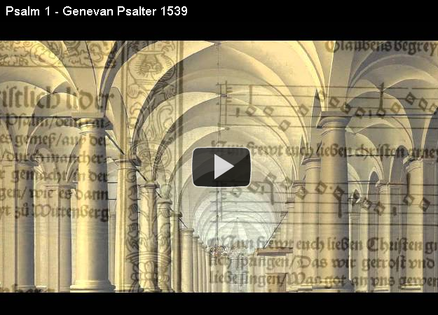 Psalm 1 - Genevan Psalter 1539